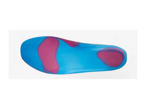 Hema Relief bottom of insole for foot pain