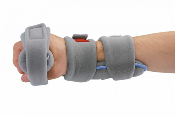 Positional hand orthosis for static positioning of hands with contractures 