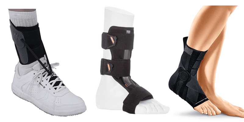 ankle brace inside shoe